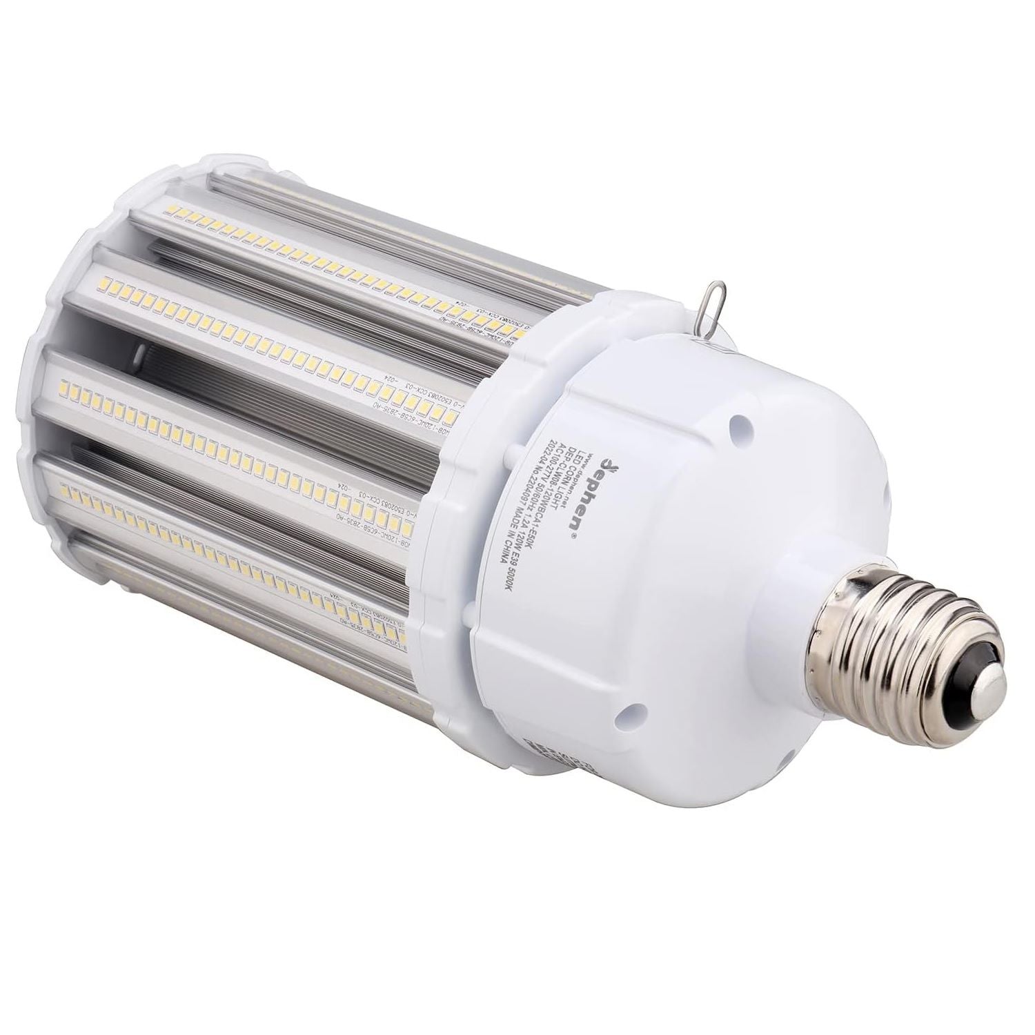 120W LED Corn Bulb-E39 Mogul Base, 18600Lm 5000K, 900W MH/HID/CFL/HPS Equivalent, UL-Listed Dephen