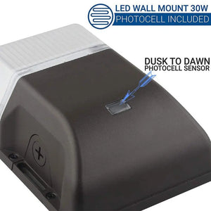 LED Wall Pack-Commercial Wall Mounted Lighting. - Dephen