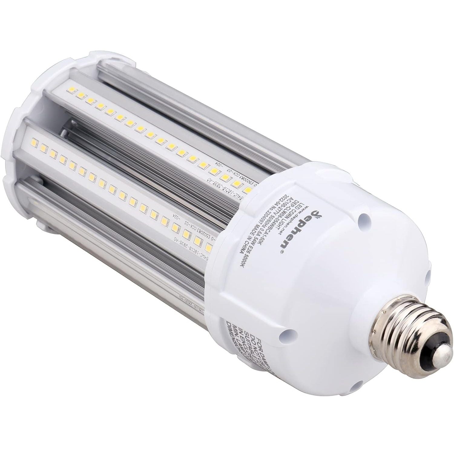 54W LED Corn Light Bulb 8370Lm With E26 Base 5000K Dephen