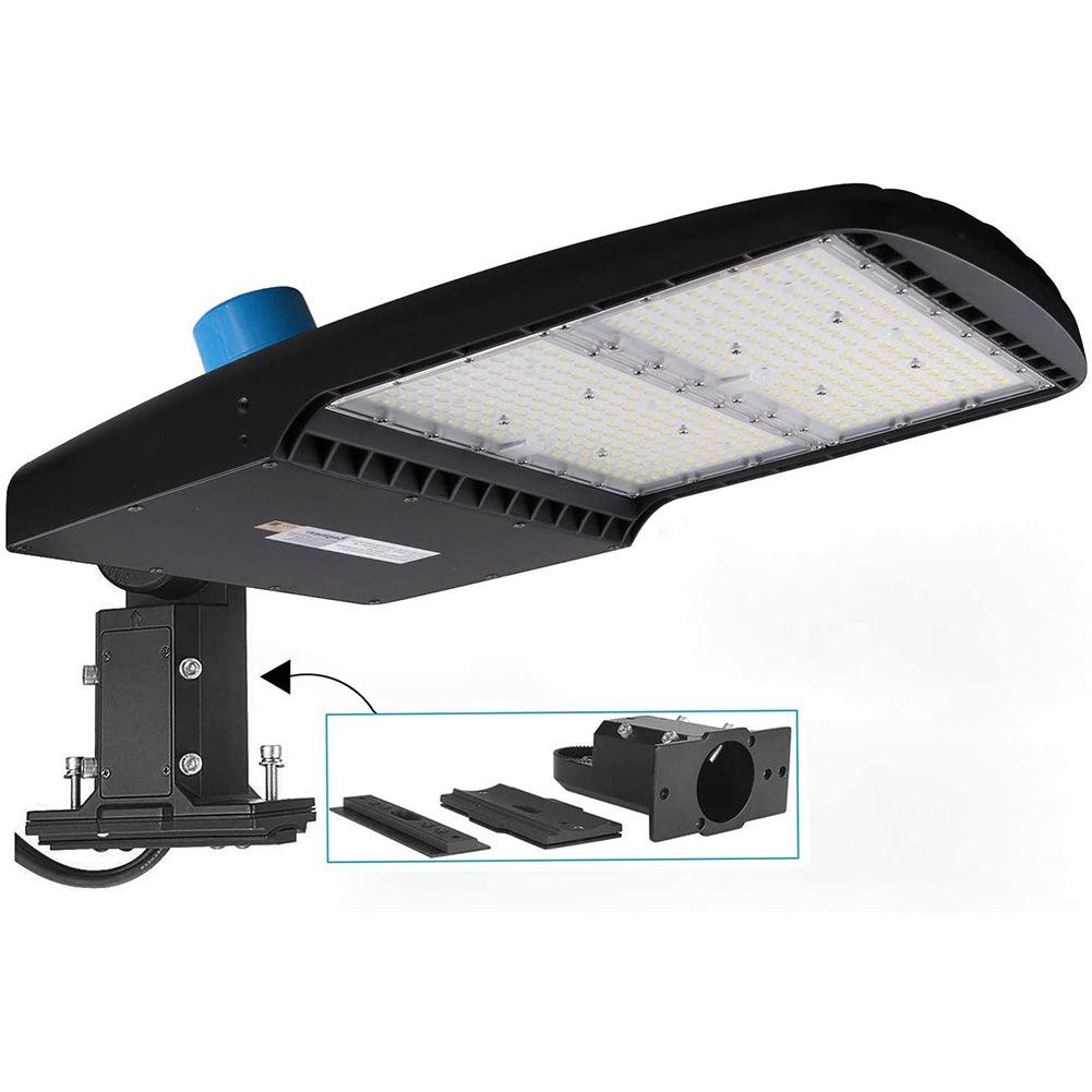 300W LED Parking Lot Light with Photocell, 42000Lm LED Pole Light - Dephen