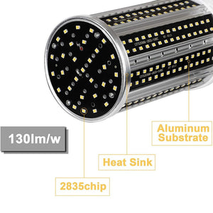 700W Equivalent LED Corn Light Bulb,7800 Lumen 5000K 60W Large Area Daylight. - Dephen