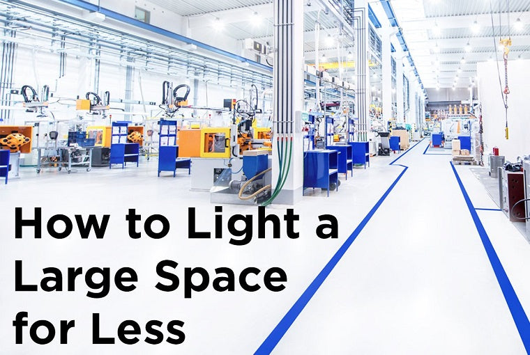 How to Light a Large Space for Less: Built-In High-Bay Motion Sensor Bulbs or Fixtures