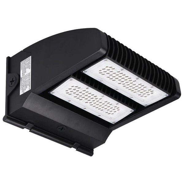 120W LED Wall Pack with Photocell 5000K 16200LM Dusk to Dawn Security ...