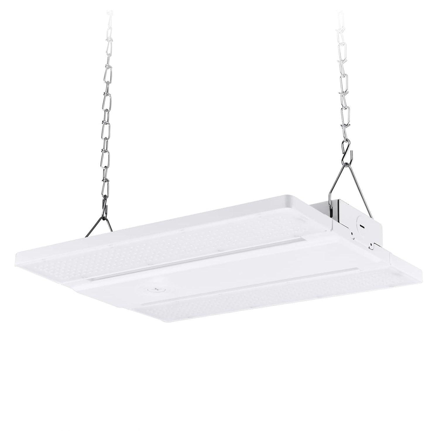 155W LED Linear High Bay Light - 23256LM LED Shop Light 155W/130W/110W Wattage Adjustable 4000K/5000K Color Tunable UL-Listed Dephen