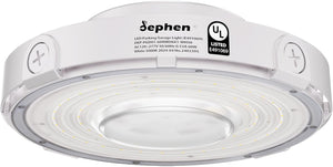 60W Round LED Canopy Lights, 5000K Garage Ceiling Lighting, 6900Lumens AC120-277V for Parking Gas Station Barn Warehouse Storage (UL-Listed) Dephen