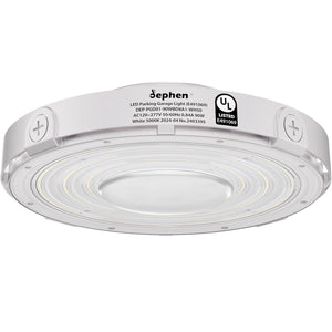 90W Round LED Canopy Lights, 5000K, 10350Lumens AC120-277V (UL-Listed) Dephen