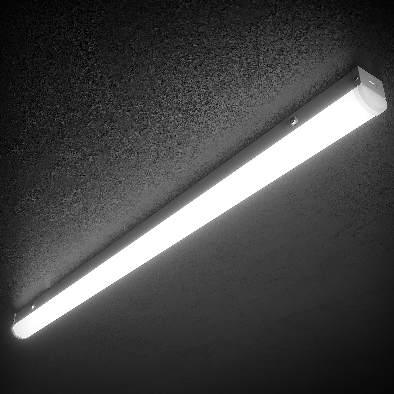 4FT LED Linear Strip, 20W/30W/40W Selectable Shop Light, 5280Lumens 4 CCT Tunable 3000K-5000K, Hardwired Ceiling Lighting UL-Listed Dephen