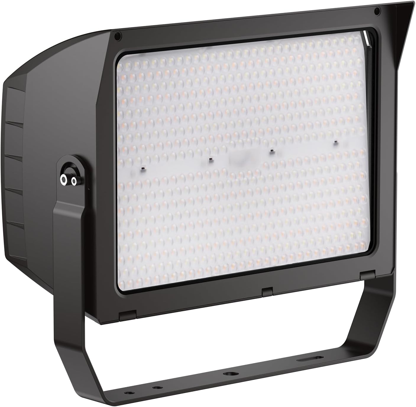 500W LED Flood Light Outdoor, Dusk to Dawn Arena Lighting 55° to 90° Beam Angle Adjustable, 3000K/4000K/5000K Parking Lot, 500W/460W/420W Tunable Stadium Lamp, 120-277Vac,UL-Listed Dephen