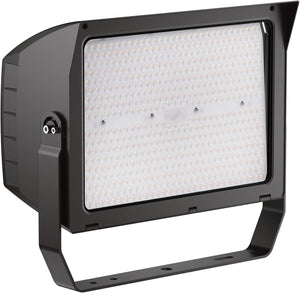 500W LED Flood Light Outdoor, Dusk to Dawn Arena Lighting 55° to 90° Beam Angle Adjustable, 3000K/4000K/5000K Parking Lot, 500W/460W/420W Tunable Stadium Lamp, 120-277Vac,UL-Listed Dephen