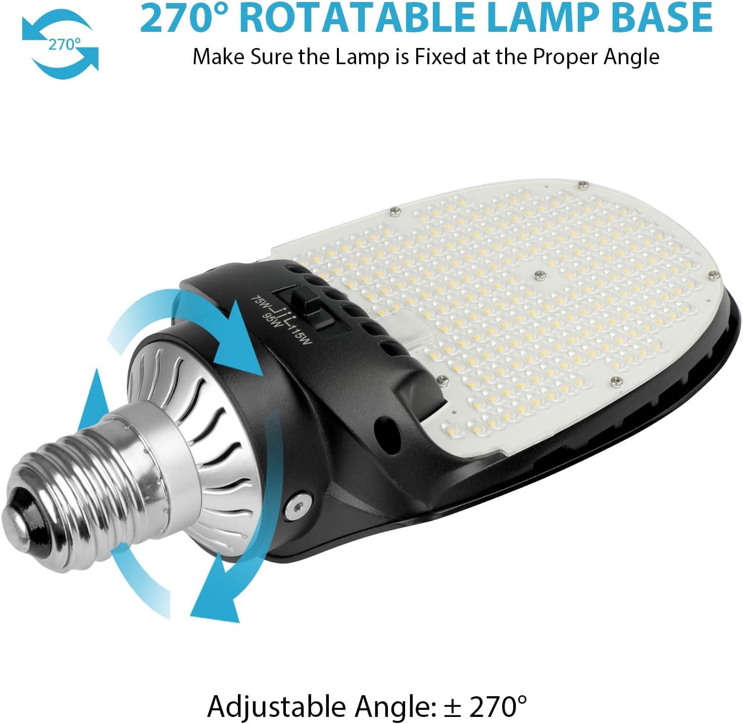 115W LED Corn Light Bulb 15500 Lumen 5000K- Rotatable E39 Mogul Base LED Bulb Dephen