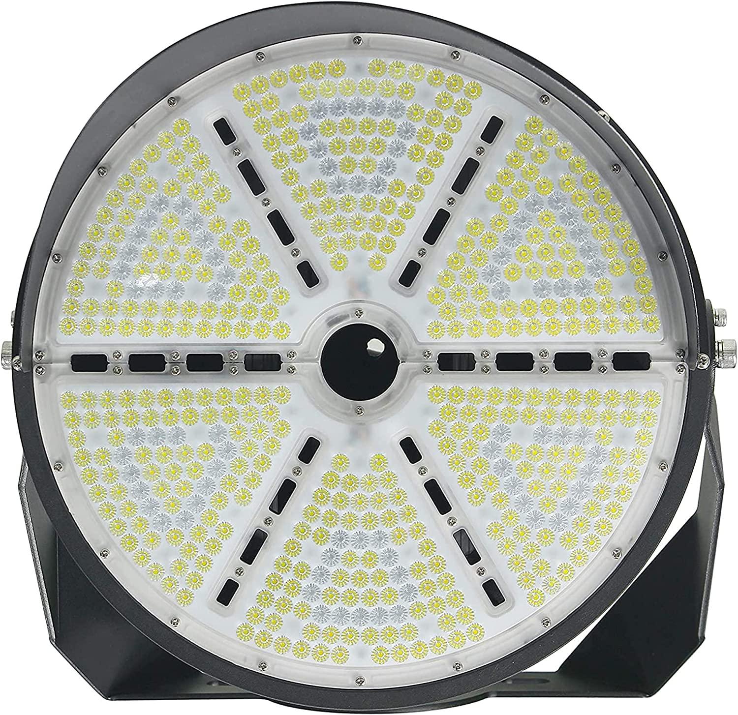 500W Led Stadium Light - 277-480Vac - 70000 Lumens 5000K, 0-10V Dimmable IP65, 30 Degree Beam Angle, UL-Listed Dephen