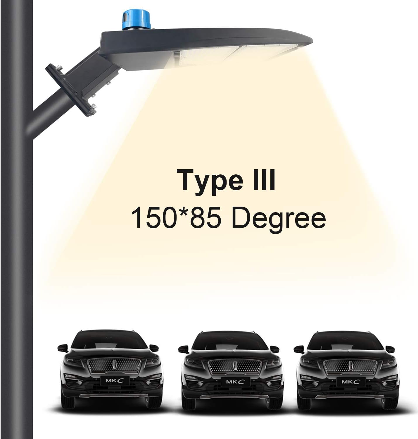300W LED Parking Lot Light with Dusk to Dawn Photocell