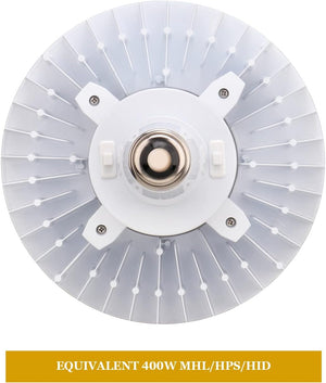 120W UFO High Bay LED Light Bulb - 18600Lm 5700K, E39 Mogul Base, Compatible with Motion Sensor, UL-Listed Dephen