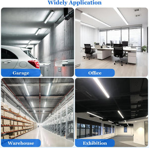 4FT Emergency LED Linear Light, 5280Lm Shop Lights,40W/30W/20W & 3000-5000K 4CCT Tunable,UL-Listed Dephen
