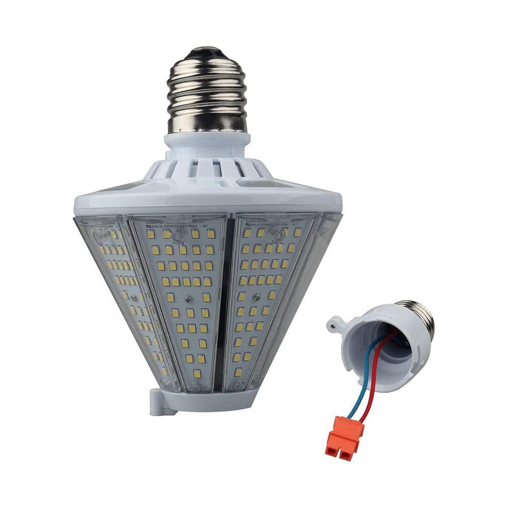 50W Led Corn Light Bulb with Removable E26 & E39 Base - Dephen